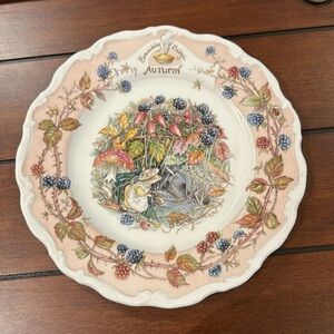 Royal Doulton bramble hedge autumn plate